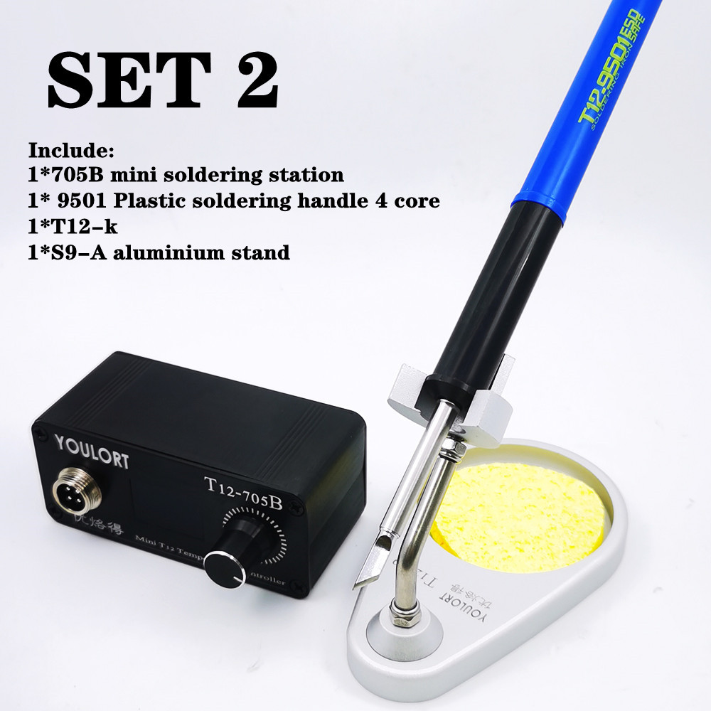 MINI T12-705B Soldering Iron s - Soldering Station T12 Oled 评论和价格
